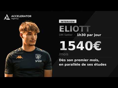 Il gagne 1540€/mois en 1h30 par jour (Interview Eliott)
