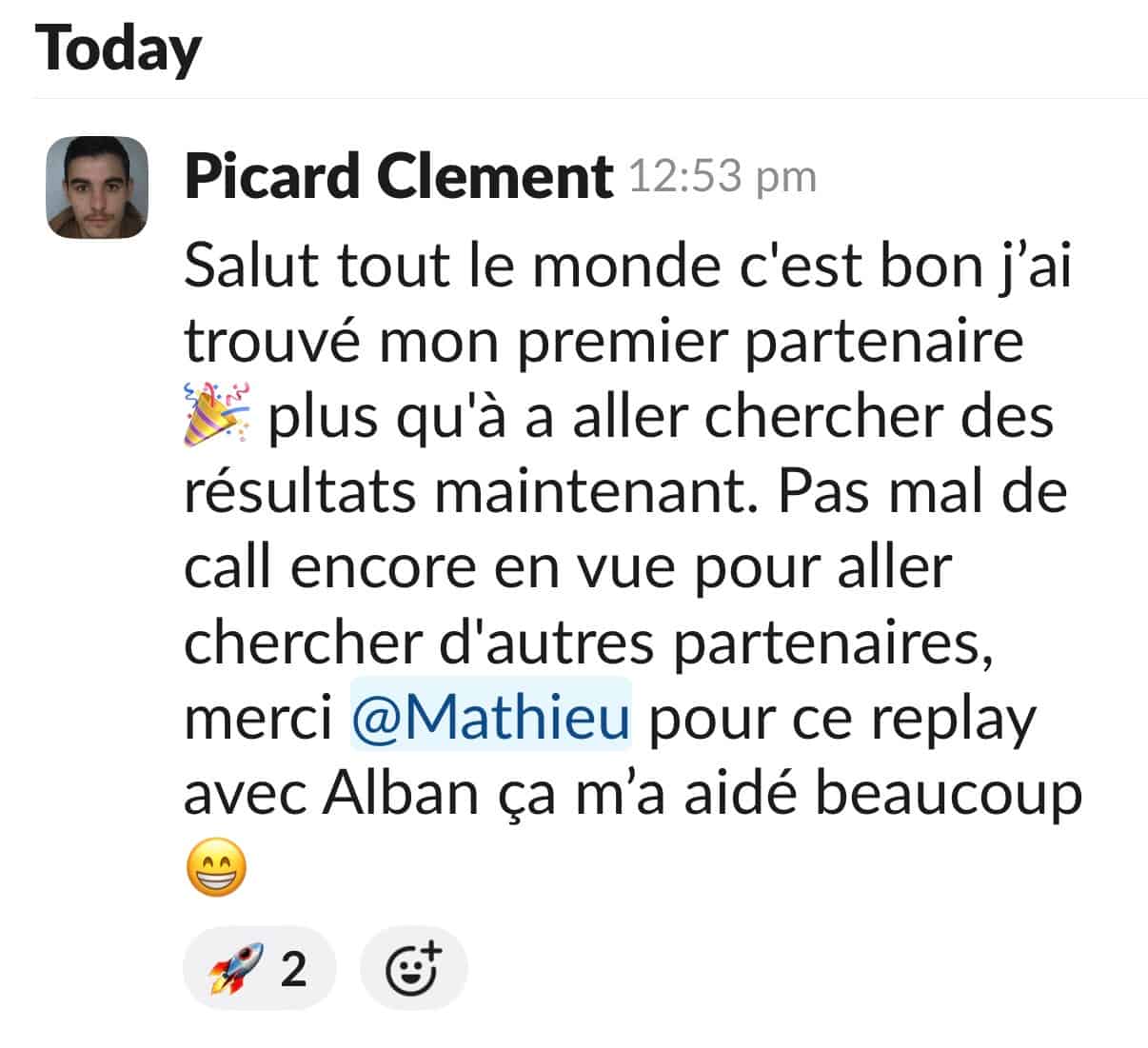Témoignage Accelerator 14