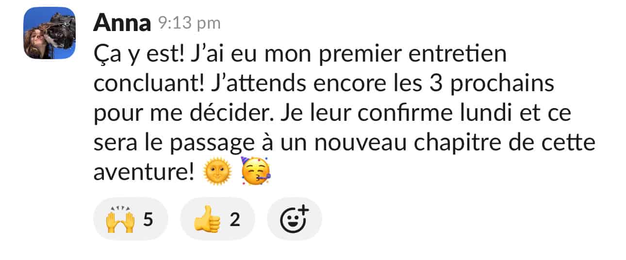 Témoignage Accelerator 29